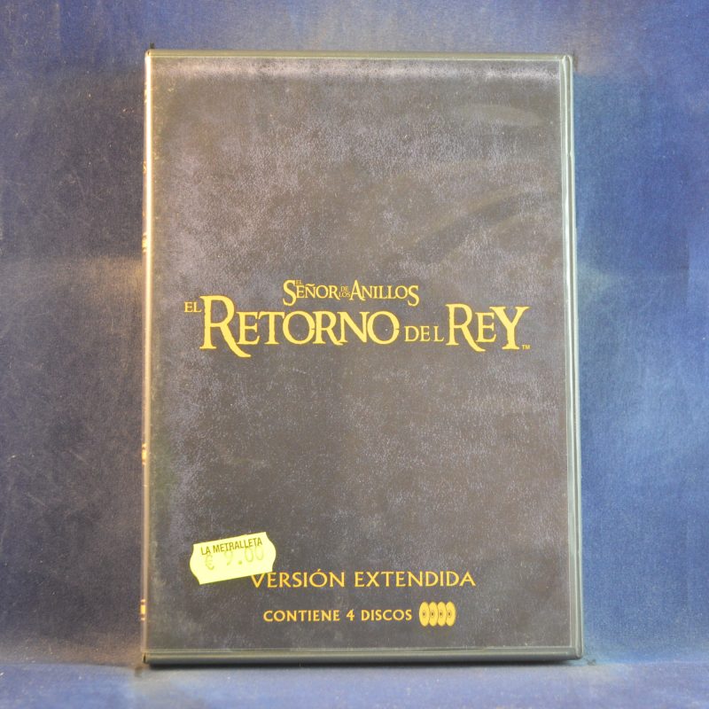 EL SEÑOR DE LOS ANILLOS - EL RETORNO DEL REY - 4 DVD