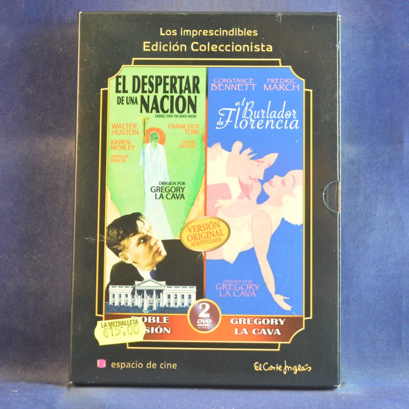 EL DESPERTAR DE UNA NACIÓN / EL BURLADOR DE FLORENCIA - 2 DVD