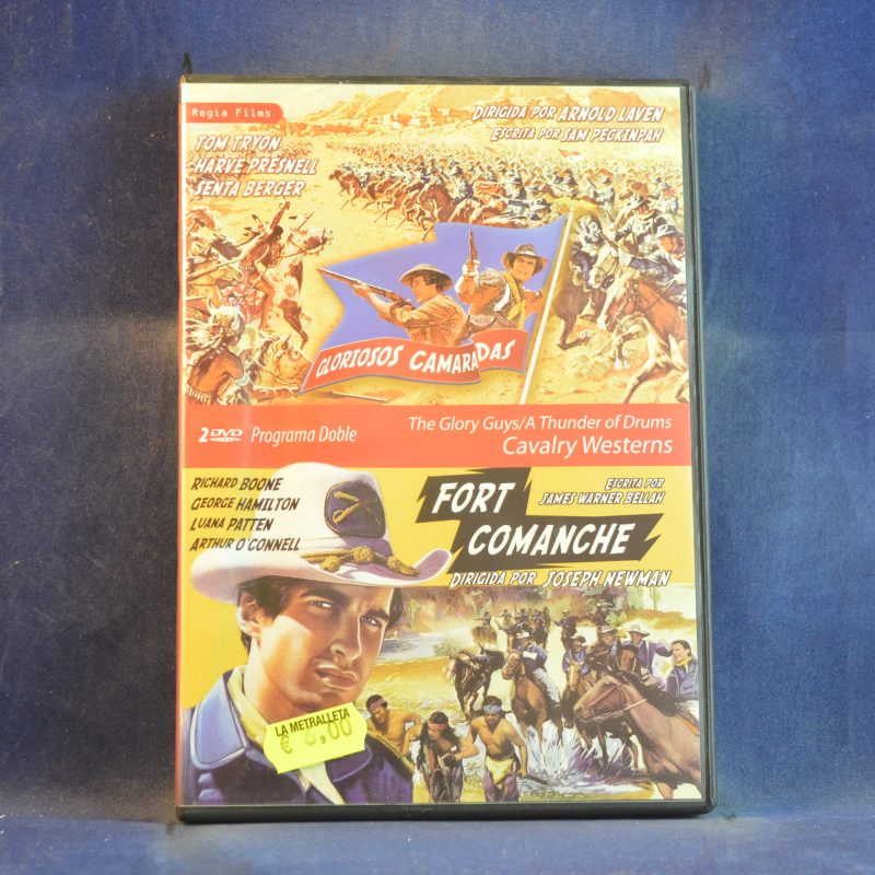 THE GLORY GUYS - A THUNDER OF DRUMS / CAVALRY WESTERNS - 2 DVD