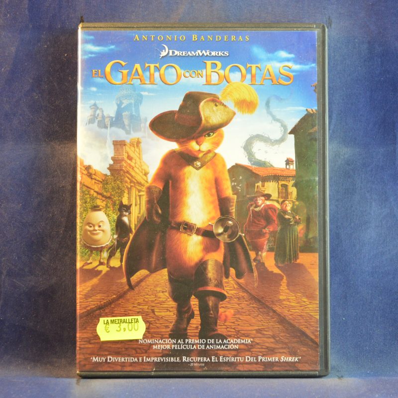 EL GATO CON BOTAS - DVD