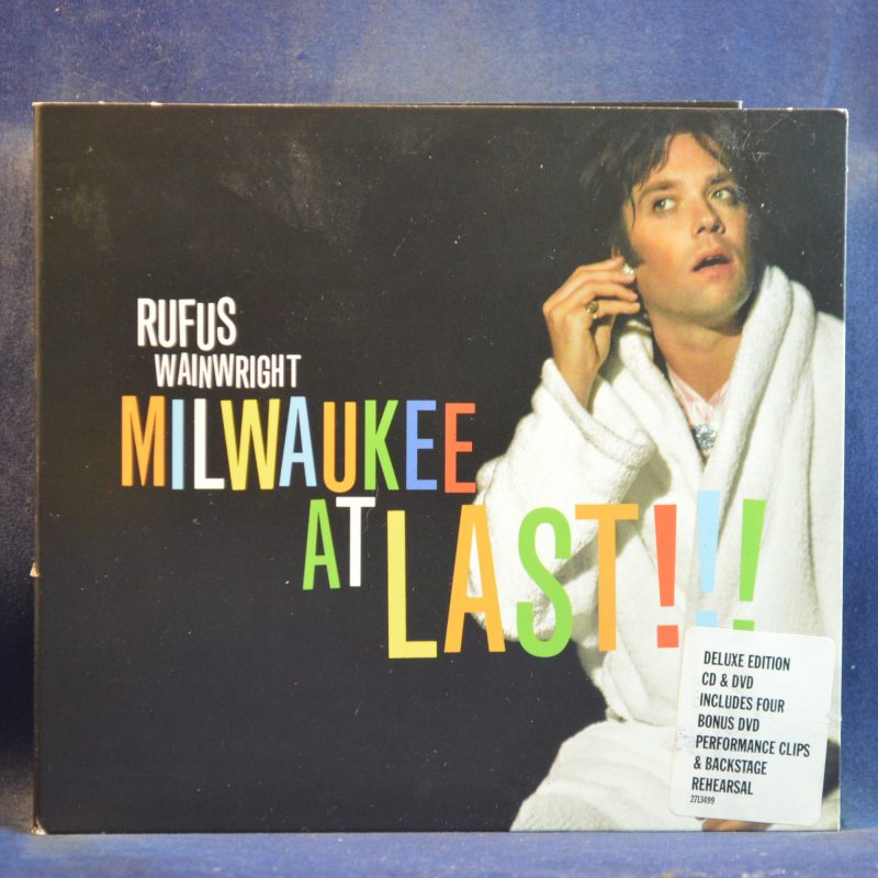 RUFUS WAINWRIGHT - MILWAUKEE AT LAST!!! - CD + DVD
