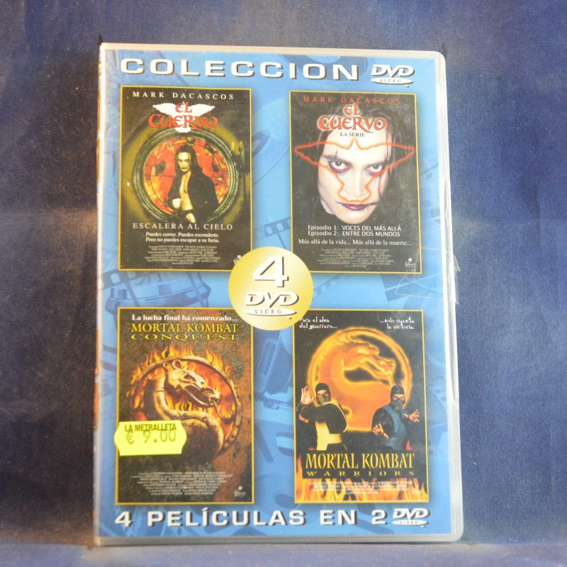 EL CUERVO / EL CUERVO (LA SERIE: EPISODIOS 1 Y 2) / MORTAL KOMBAT: CONQUEST / MORTAL KOMBAT: WARRIORS - 2 DVD