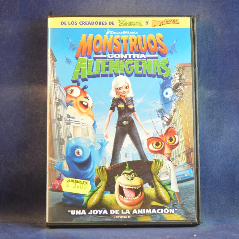 MONSTRUOS CONTRA ALIENÍGENAS - DVD