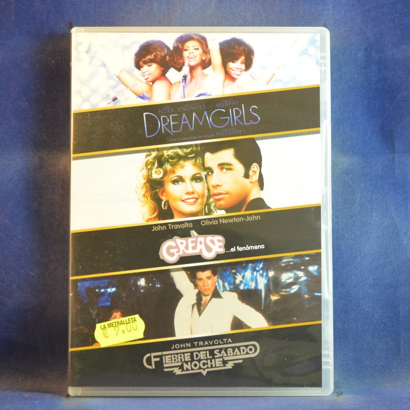 DREAMGIRLS / GREASE / FIEBRE DEL SÁBADO NOCHE - 3 DVD