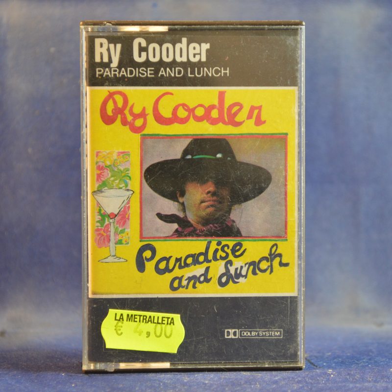 RY COODER - PARADISE AND LUNCH - CASETE