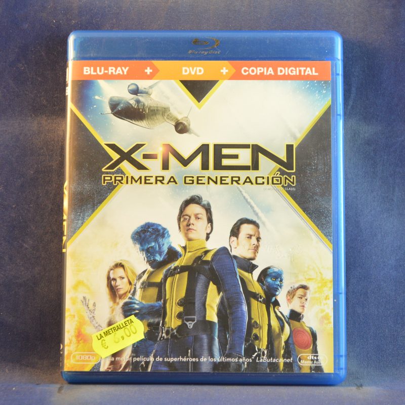 X-MEN PRIMERA GENERACIÓN - BLU RAY + DVD + COPIA DIGITAL