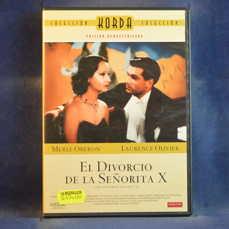 EL DIVORCIO DE LA SEÑORITA X - DVD