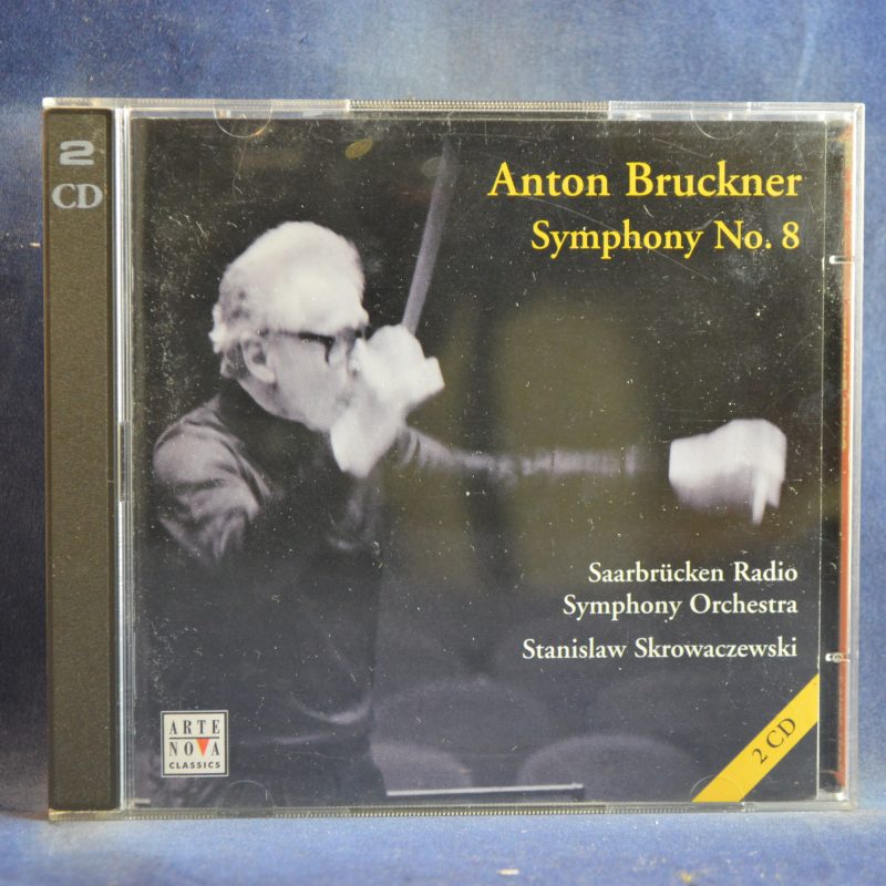 BRUCKNER, SAARBRÜCKEN RADIO SYMPHONY ORCHESTRA, STANISLAW SKROWACZEWSKI, CIS COLLEGIUM MOZARTEUM SALZBURG, JÜRGEN GEISE – SYMPHONY NO.8 "APOCALYPTIC" / ADAGIO FROM STRING QUINTET F MAJOR - 2 CD