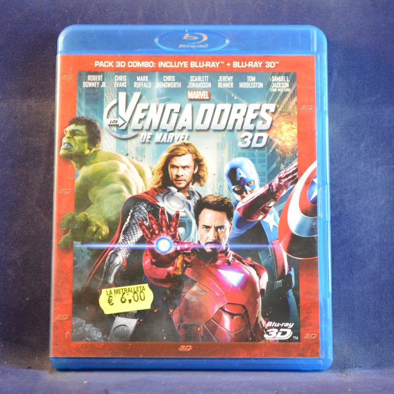 LOS VENGADORES - BLU-RAY 3D + BLU-RAY