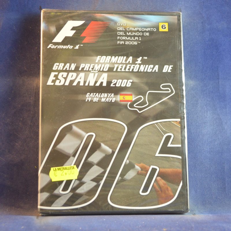FORMULA 1 GRAN PREMIO TELEFÓNICA DE ESPAÑA 2006 - CATALUNYA 14 DE MAYO - DVD