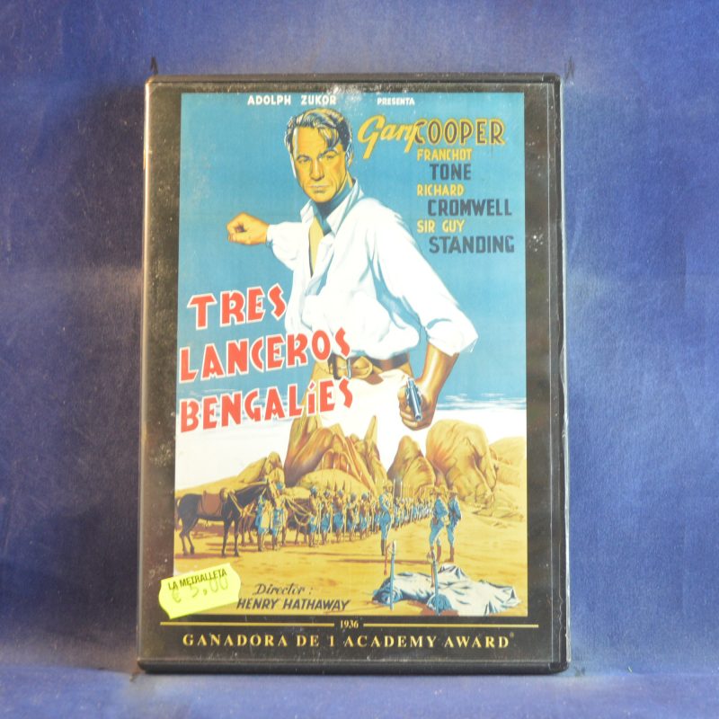 TRES LANCEROS BENGALÍES - DVD