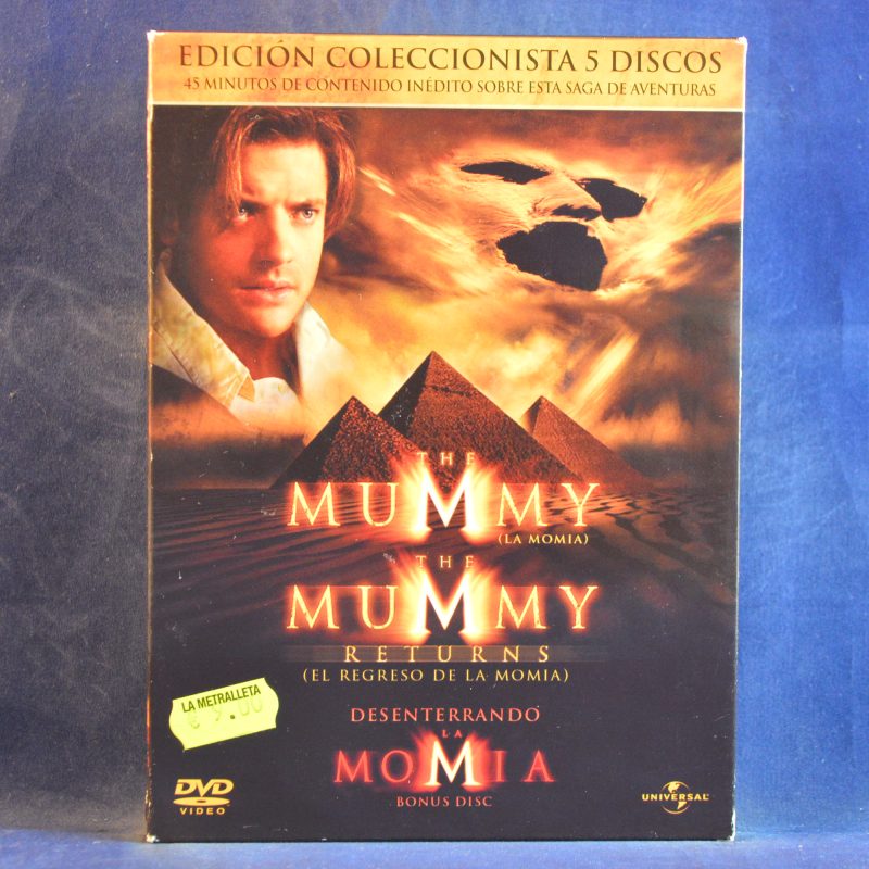 THE MUMMY (LA MOMIA) / THE MUMMY RETURNS (EL REGRESO DE LA MOMIA) / DESENTERRANDO LA MOMIA (DISCO INÉDITO) - 5 DVD
