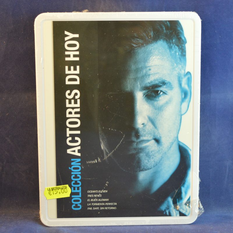 COLECCIÓN ACTORES DE HOY - OCEAN´S ELEVEN / TRES REYES / EL BUEN ALEMAN / LA TORMENTA PERFECTA / FAIL SAFE. SIN RETORNO - 5 DVD ( CAJA METÁLICA )