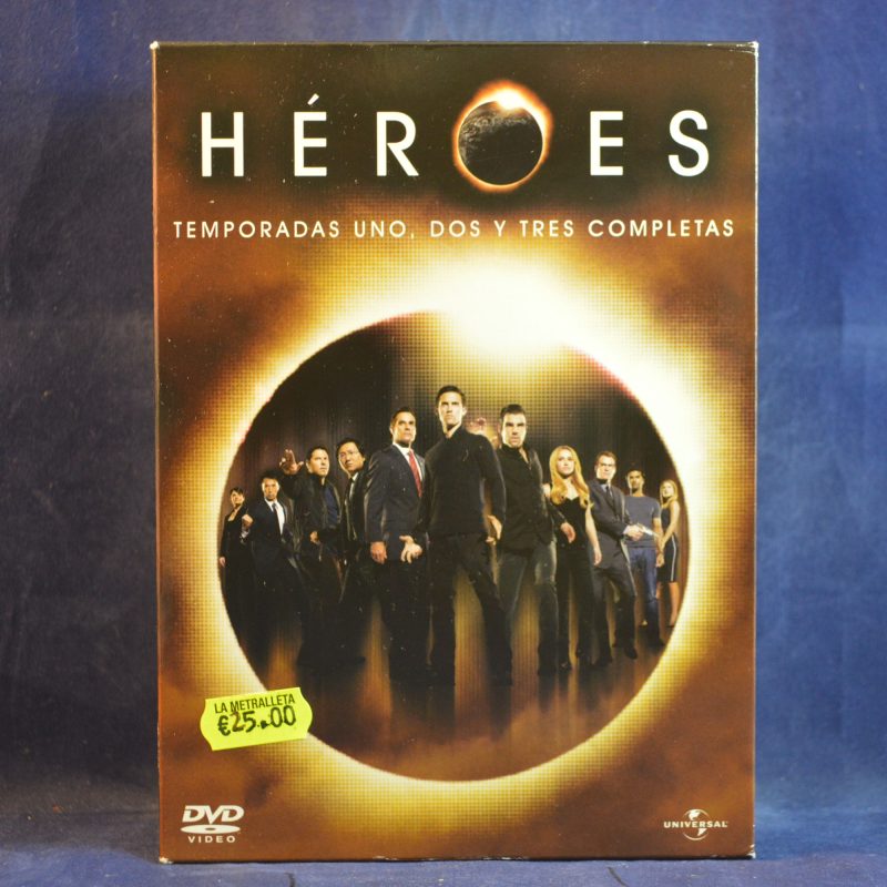 HÉROES - TEMPORADAS UNO, DOS Y TRES COMPLETAS - 17 DVD