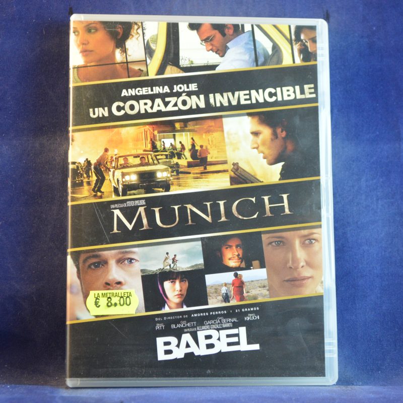 UN CORAZÓN INVENCIBLE / MUNICH / BABEL - DVD