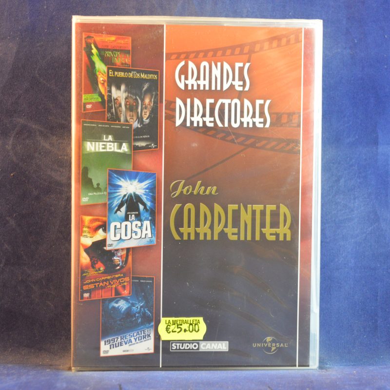 JOHN CARPENTER: EL PRÍNCIPE DE LAS TINIEBLAS / EL PUEBLO DE LOS MALDITOS / LA NIEBLA / LA COSA / ESTÁN VIVOS / 1997: RESCATE EN NUEVA YORK - 6 DVD