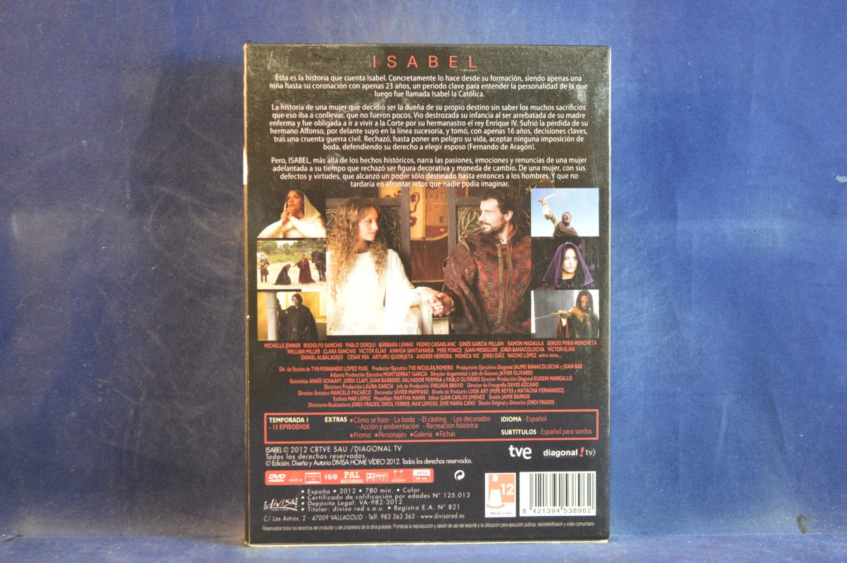 Isabel Dvd ISABEL - 1ª TEMPORADA - 5 DVD - Todo Música y Cine-Venta online de ...