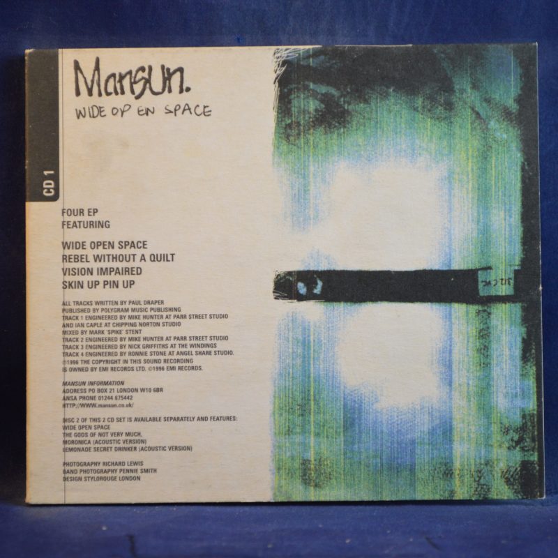 MANSUN - WIDE OPEN SPACE - CD SINGLE PROMO