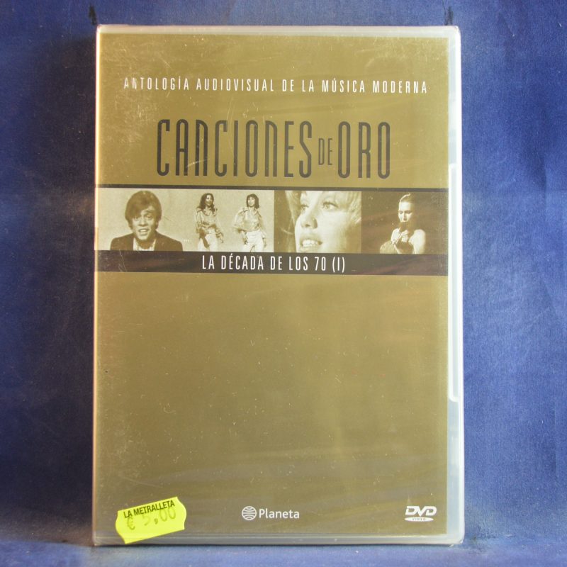 CANCIONES DE ORO / ANTOLOGÍA AUDIOVISUAL DE LA MÚSICA MODERNA - LA DÉCADA DE LOS 70 (I) - DVD