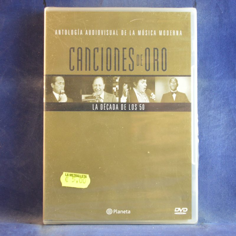 CANCIONES DE ORO / ANTOLOGÍA AUDIOVISUAL DE LA MÚSICA MODERNA - LA DÉCADA DE LOS 50 - DVD