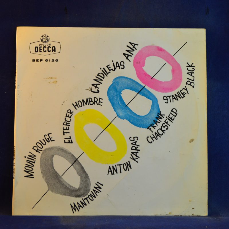MANTOVANI, ANTON KARAS, FRANK CHACKSFIELD, STANLEY BLACK - MOULIN ROUGE +3 - EP