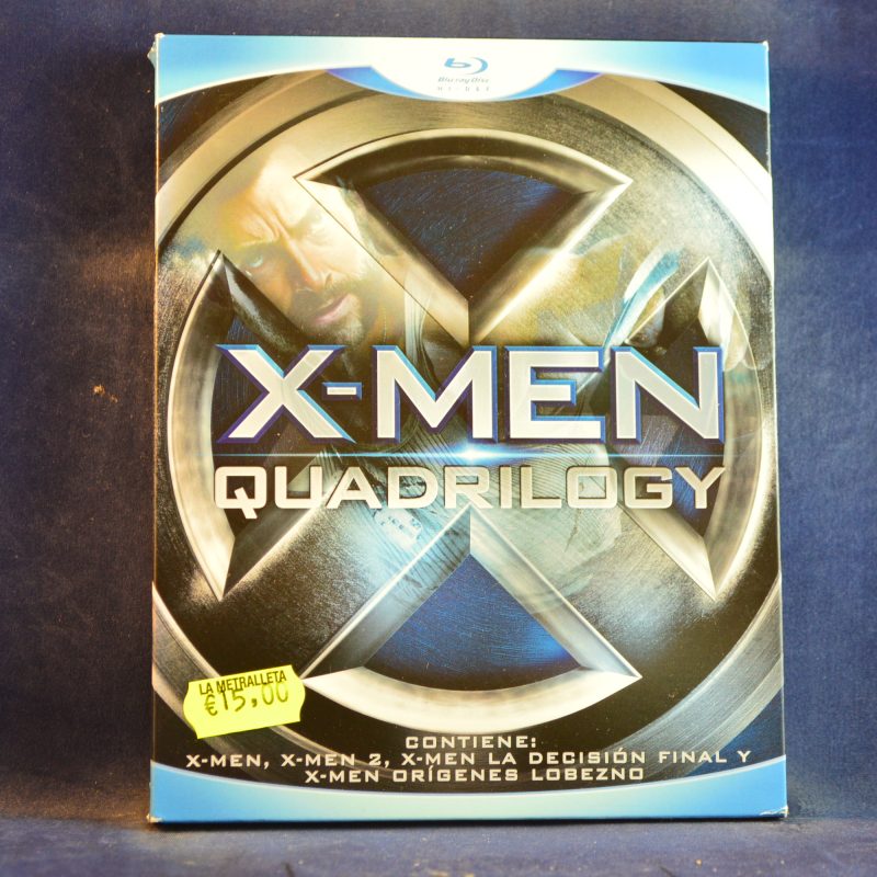 X-MEN QUADRILOGY: X-MEN, X-MEN 2, X-MEN: LA DECISIÓN FINAL, X-MEN ORÍGENES: LOBEZNO - 4 BLU-RAY
