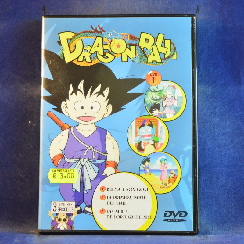DRAGON BALL: BULMA Y SON GOKU, LA PRIMERA PARTE DEL VIAJE, LAS NUBES DE TORTUGA DUENDE - DVD