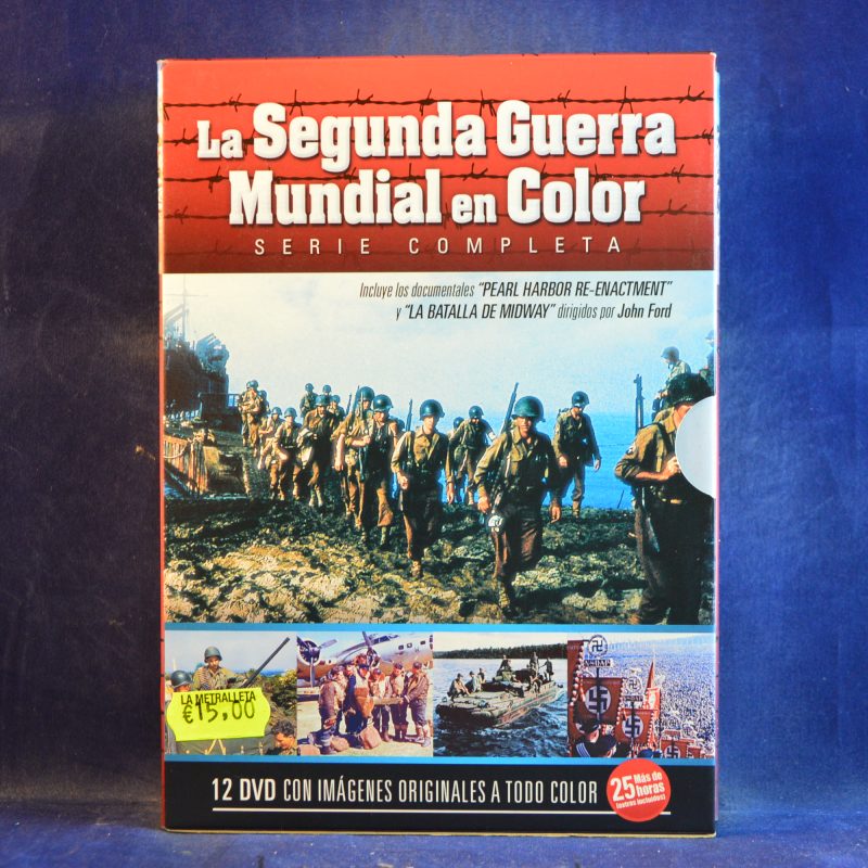 LA SEGUNDA GUERRA MUNDIAL EN COLOR - SERIE COMPLETA - 12 DVD