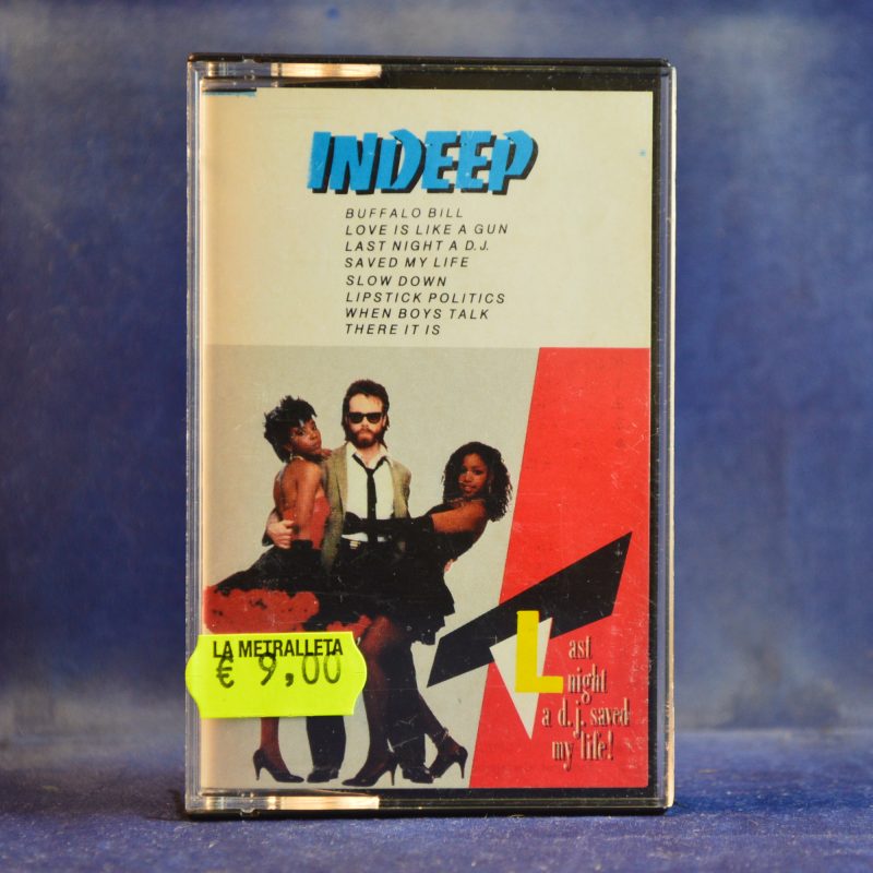 INDEEP - LAST NIGHT A D.J. SAVED MY LIFE - CASETE