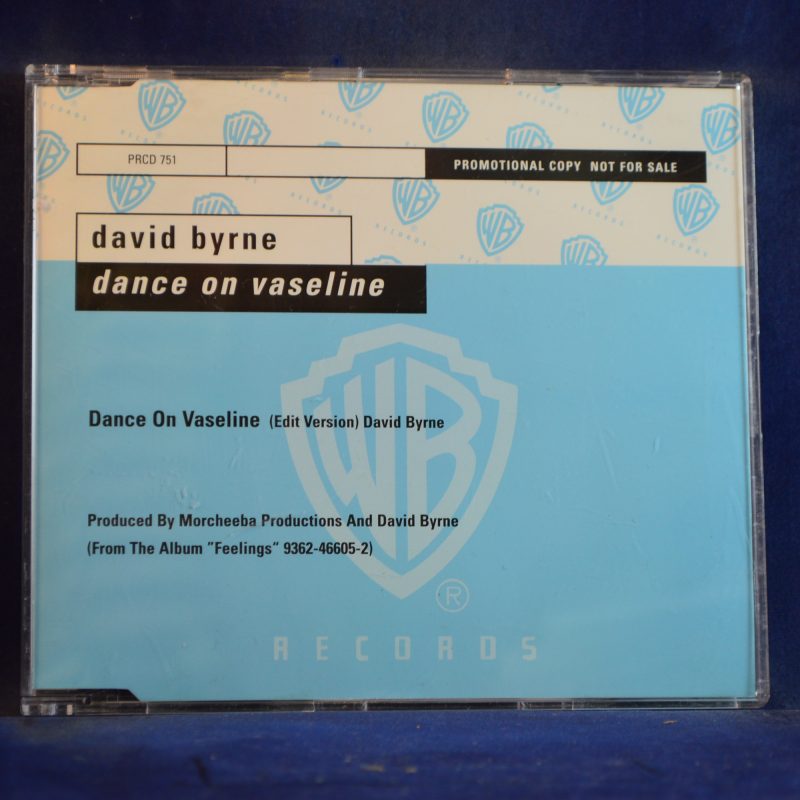 DAVID BYRNE - DANCE ON VASELINE - CD SINGLE PROMO