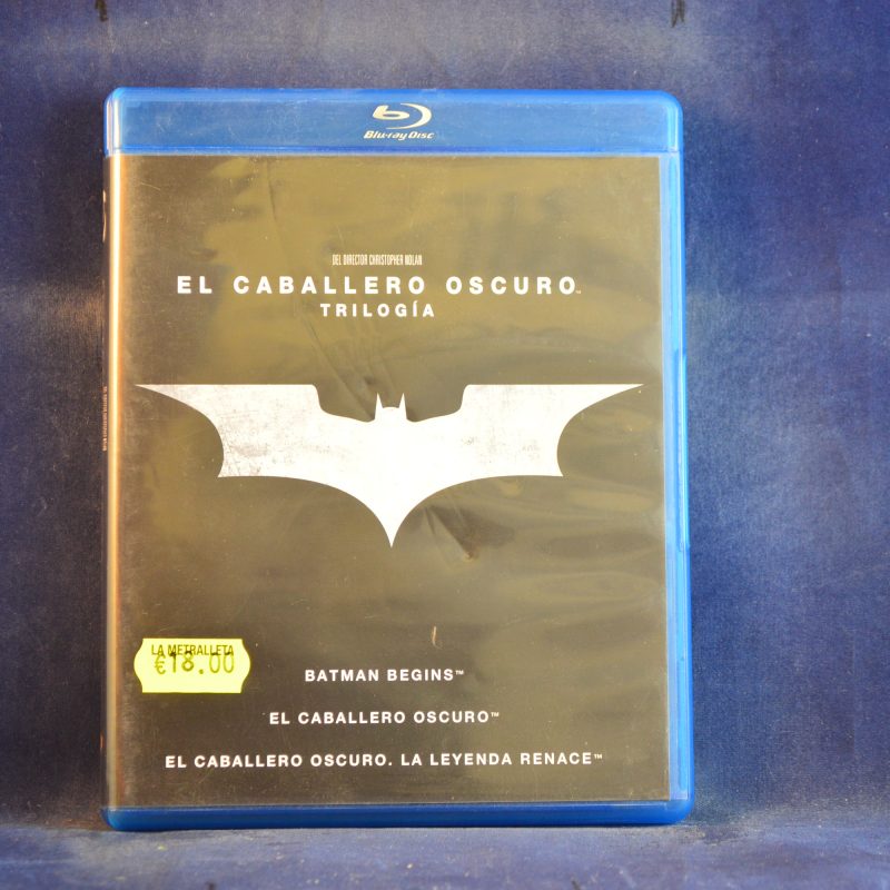 EL CABALLERO OSCURO TRILOGÍA - BATMAN BEGINS / EL CABALLERO OSCURO / EL CABALLERO OSCURO. LA LEYENDA RENACE - 4 BLU-RAY