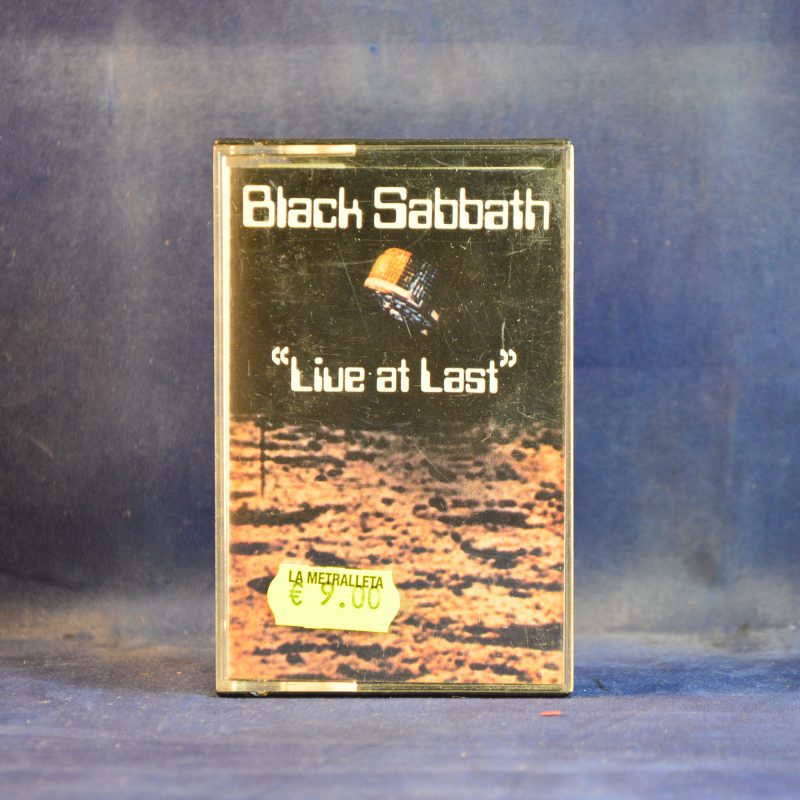 BLACK SABBATH - LIVE AT LAST - CASETE