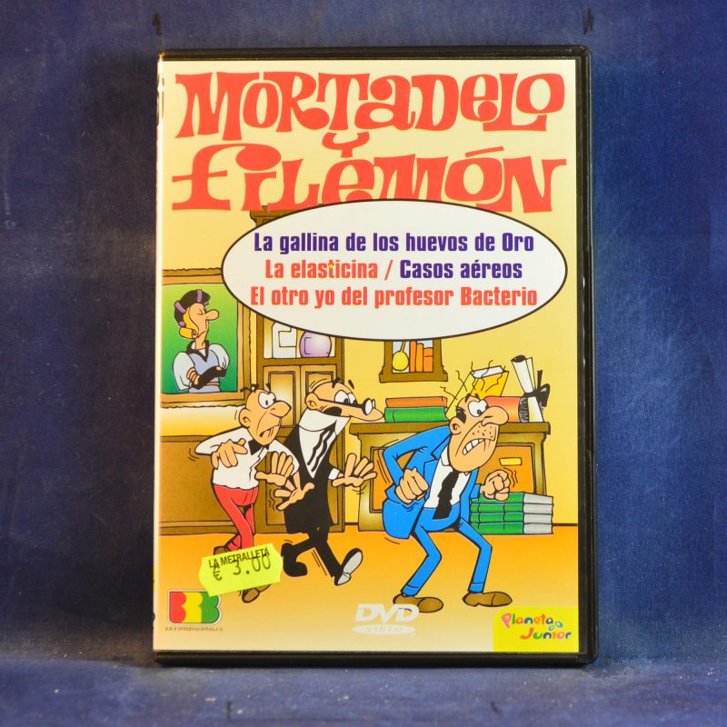 MORTADELO Y FILEMÓN: LA GALLINA DE LOS HUEVOS DE ORO  / LA ELASTICINA / CASOS AÉREOS  / EL OTRO YO DEL PROFESOR BACTERIO - DVD