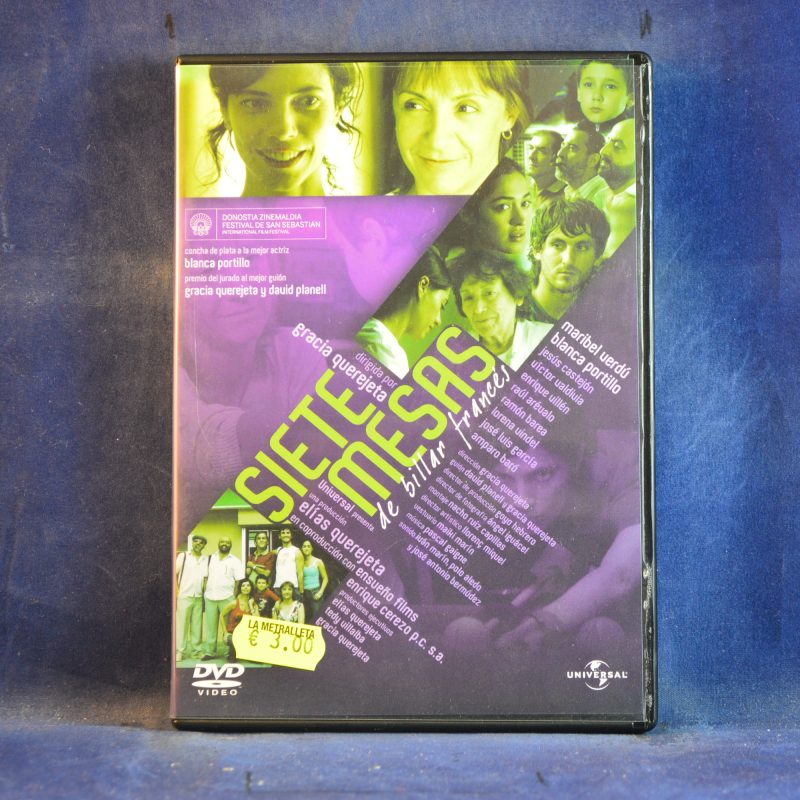 SIETE MESAS DE BILLAR FRANCÉS - DVD