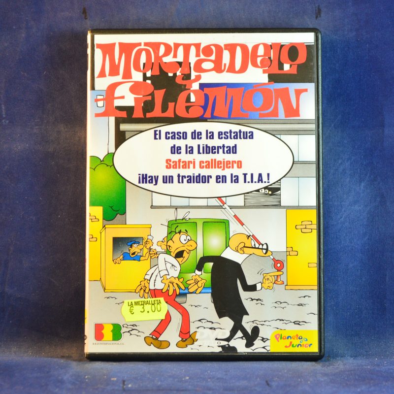 MORTADELO Y FILEMÓN: EL CASO DE LA ESTATUA DE LA LIBERTAD, SAFARI CALLEJERO, ¡ HAY UN TIRADOR EN LA T.I.A. ! - DVD