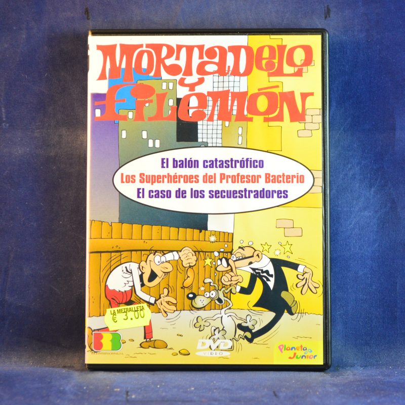 MORTADELO Y FILEMÓN: EL BALÓN CATASTRÓFICO, LOS SUPERHÉROES DEL PROFESOR BACTERIO, EL CASO DE LOS SECUESTRADORES - DVD