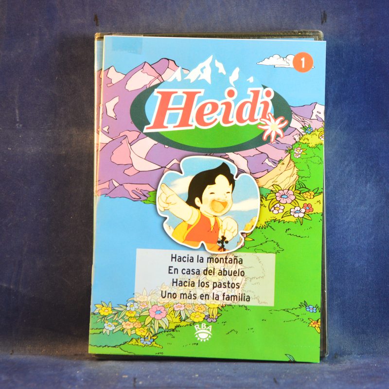 HEIDI: HACIA LA MONTAÑA, EN CASA DEL ABUELO, HACIA LOS PASTOS, UNO MÁS DE LA FAMILIA - DVD