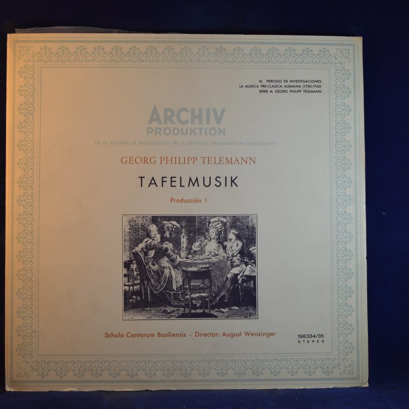 GEORG PHILIPP TELEMANN - MUSIQUE DE TABLE = TAFELMUSIK (GESAMTAUFNAHME) - 2 LP