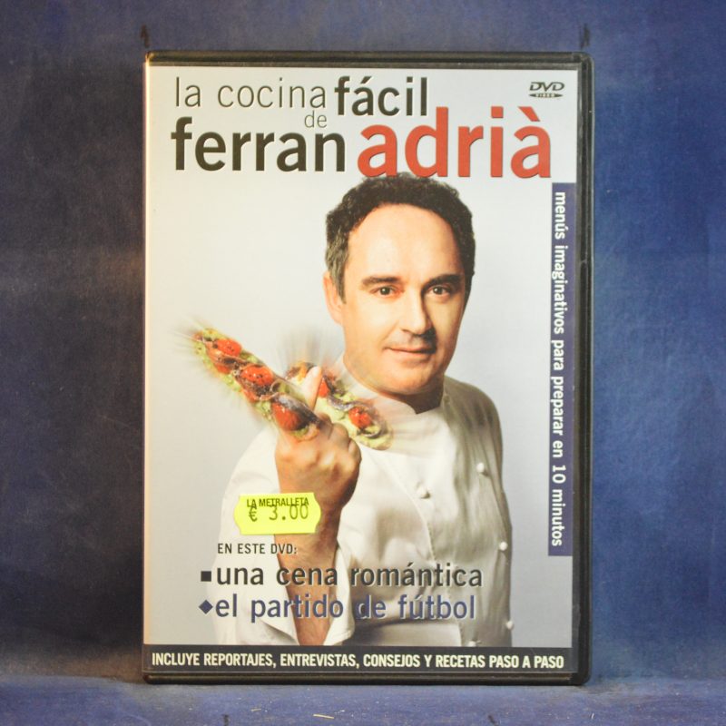 LA COCINA FÁCIL DE FERRAN ADRIÁ: UNA CENA ROMÁNTICA / EL PARTIDO DE FÚTBOL - DVD