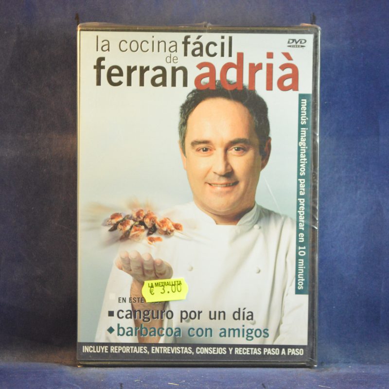 LA COCINA FÁCIL DE FERRAN ADRIÁ: CANGURO POR UN DÍA / BARBACOA CON AMIGOS - DVD