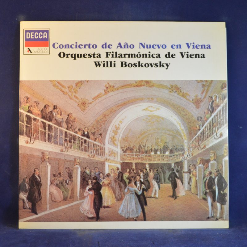 ORQUESTA FILARMÓNICA DE VIENA, WILLI BOSKOVSKY - CONCIERTO DE AÑO NUEVO EN VIENA - LP
