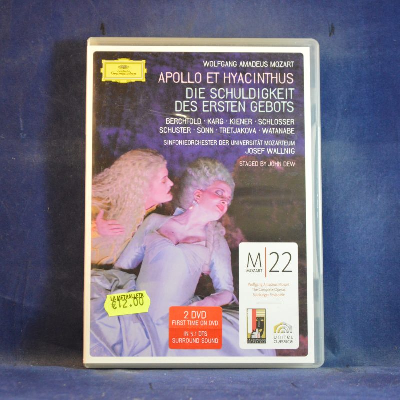 MOZART APOLLO ET HYACINTHUS / DIE SCHULDIGKEIT - 2 DVD