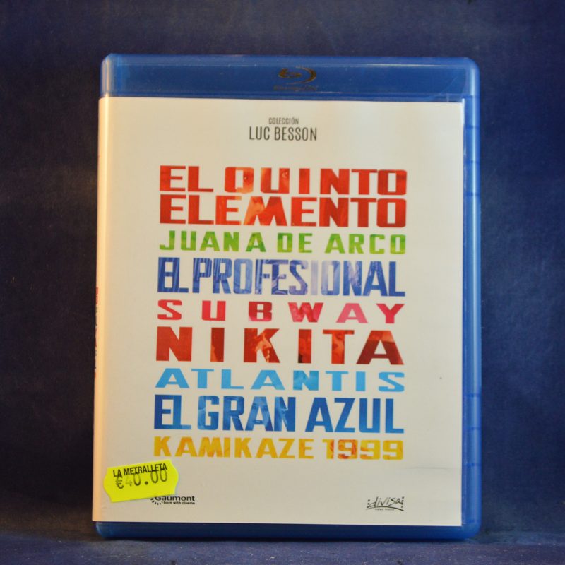 EL QUINTO ELEMENTO / JUANA DE ARCO / EL PROFESIONAL / SUBWAY. EN BUSCA DE FREDDY / NIKITA. DURA DE MATAR / ATLANTIS / EL GRAN AZUL / KAMIKAZE 1999. EL ÚLTIMO COMBATE - 8 BLU-RAY