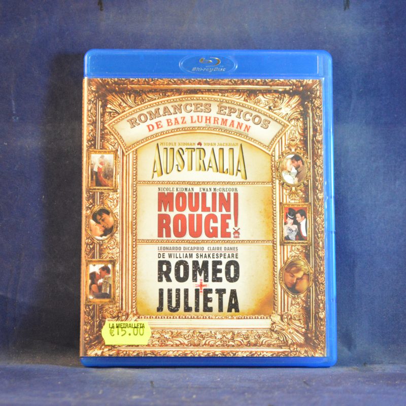 AUSTRALIA / MOULIN ROUGE! / ROMEO Y JULIETA - 3 BLU-RAY