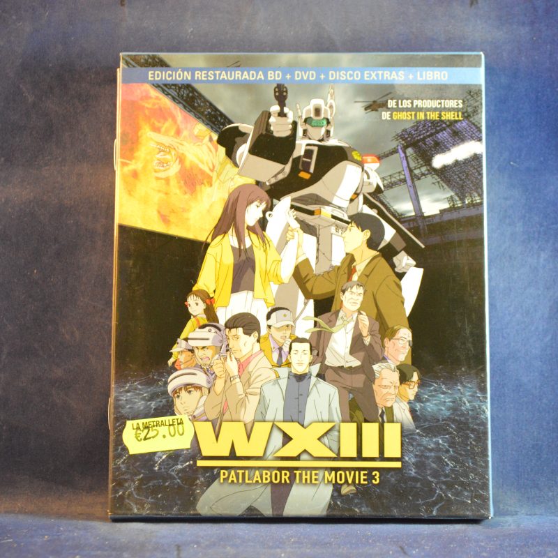 WXIII - PATLABOR THE MOVIE 3 - BLU-RAY + DVD + EXTRAS + LIBRO