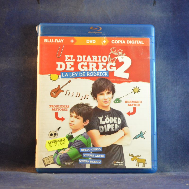 EL DIARIO DE GREG 2 - LA LEY DE RODRICK - BLU-RAY + DVD + COPIA DIGITAL