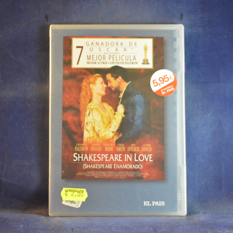 SHAKESPEARE IN LOVE - DVD ( CAJA FINA )