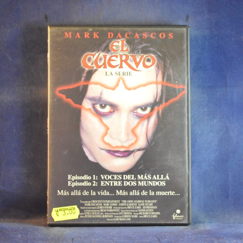 EL CUERVO LA SERIE - EPISODIO 1: VOCES DEL MÁS ALLÁ , EPISODIO 2: ENTRE DOS MUNDOS - DVD