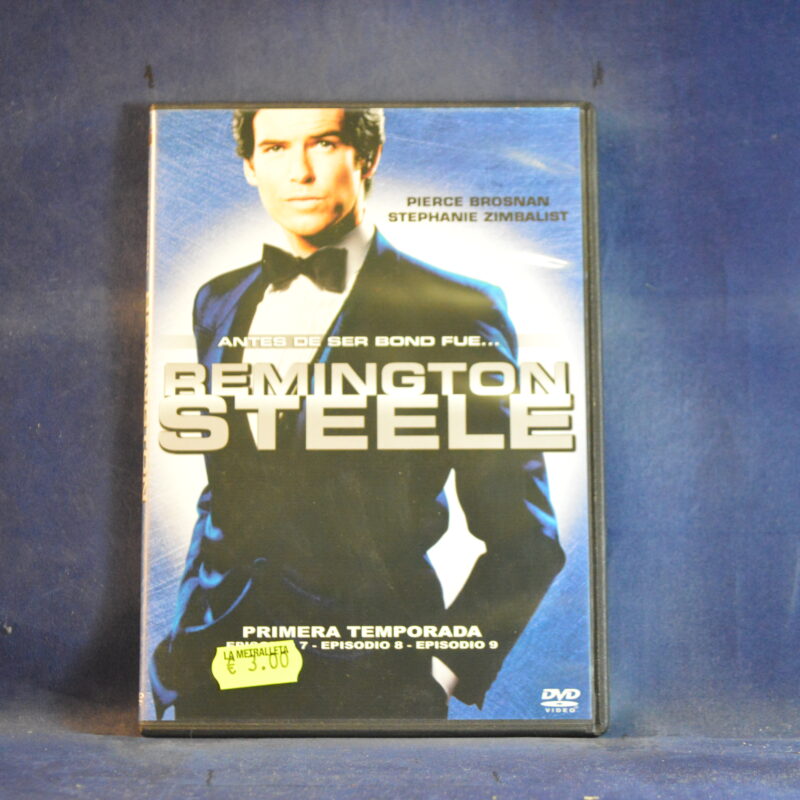 REMINGTON STEELE - PRIMERA TEMPORADA, EPISODIO 7,8,9 - DVD ( CAJA FINA )