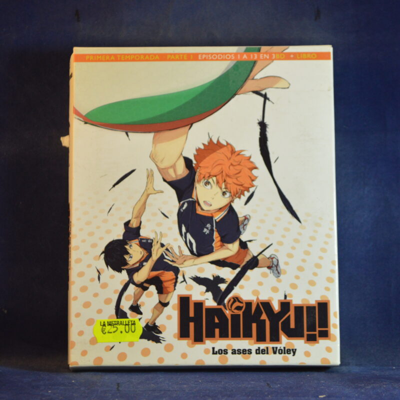 HAIKYU !! LOS ASES DEL VÓLEY - PRIMERA TEMPORADA PARTE 1 - EPISODIOS 1 A 13 - 3 BLU-RAY